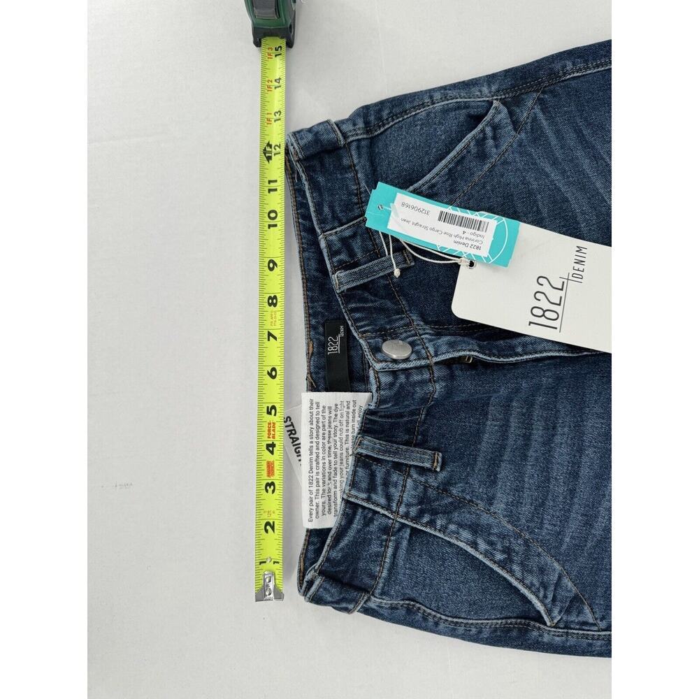 1822 Denim Jeans Women’s Size 4/27 Cargo Carpenter Double Knee Straight Fit​ - Picture 14 of 16